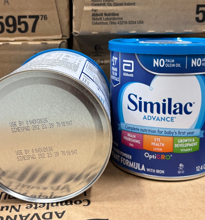 Thumbnail - clicking will open full size image - Infant Formula (Limit 10)